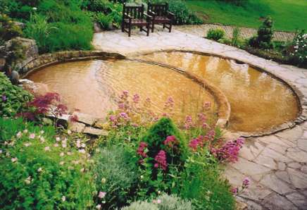 Vesica Pisces pool at Chalice Well