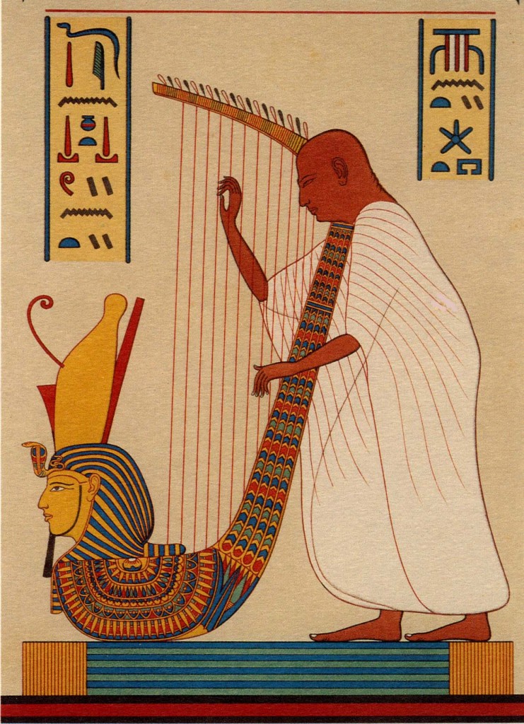 Harpist of Ramses III, Thebes